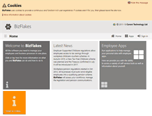 Tablet Screenshot of bizflakes.com